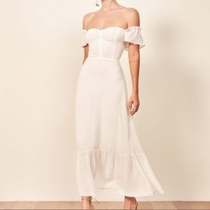 Reformation Butterfly Dress in Ivory